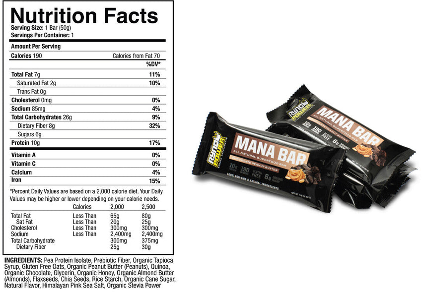Ryno Power Manabar Protein Bar Chocolate