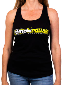 Ryno Power Women's Black Tank Top- Large